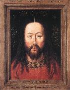 EYCK, Jan van Portrait of Christ sdr Spain oil painting artist